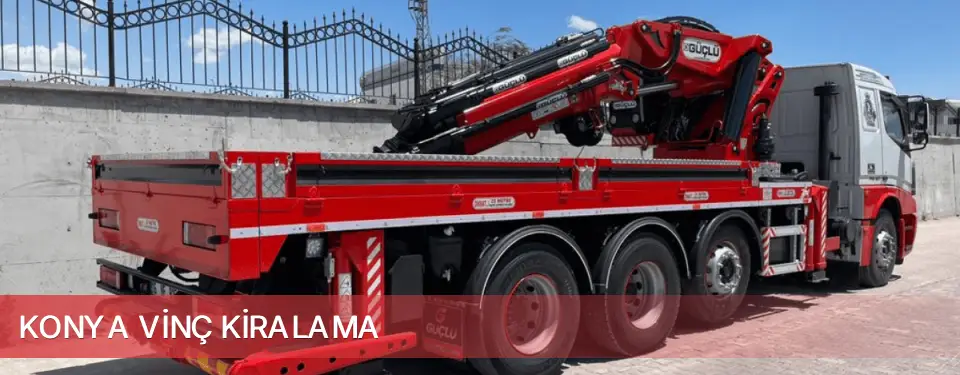 Konya İli Vinç Kiralama